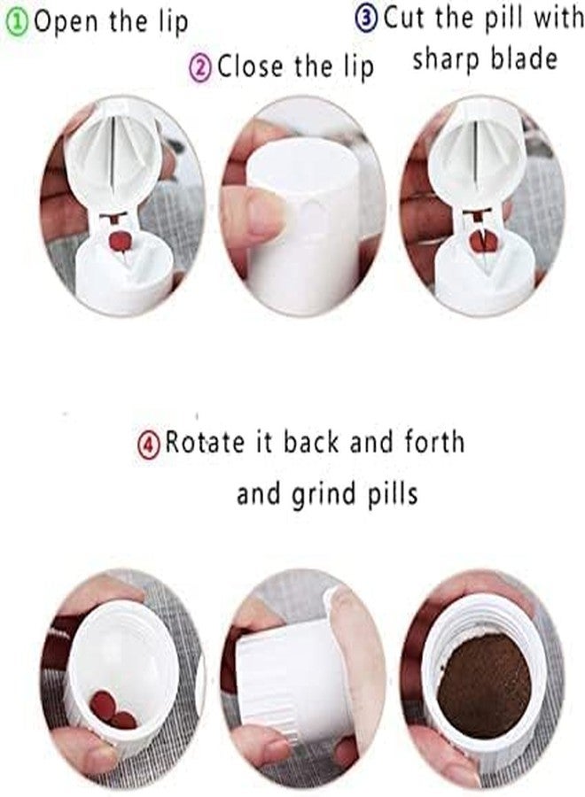 CESITRA Pill Cutter,Grinder, Pill Crusher and Splitters for Cutting Large, Small Pills Medicine Slicer-Oblong Round Tablet Cutters to Cuts Pills Vitamins,Tablets Breaker Slicer (1) - Image 5